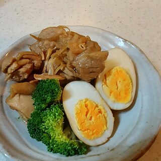 鶏もも肉のサッパリ煮と煮卵